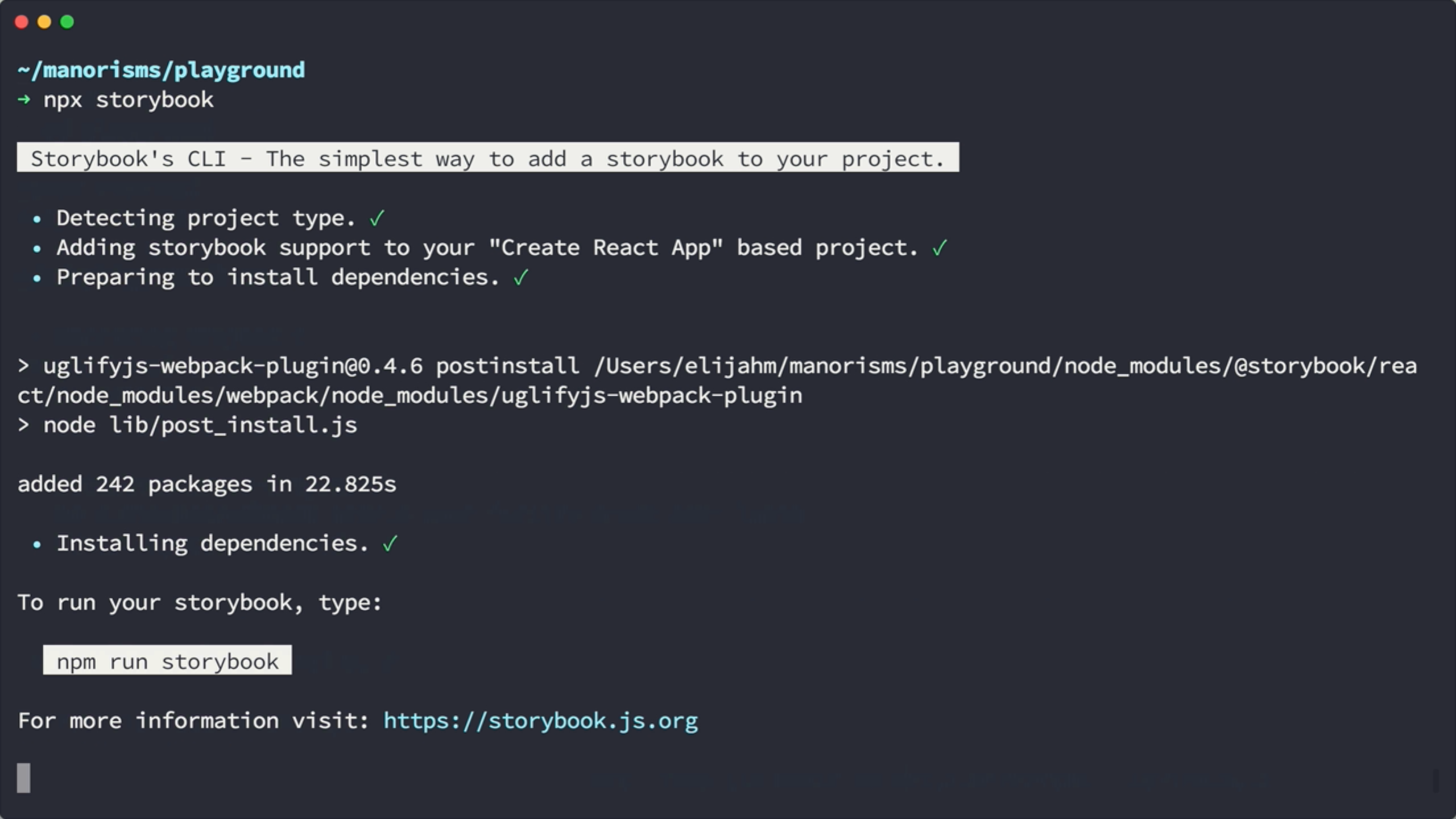 Adding Storybook Style Guide To A Create React App