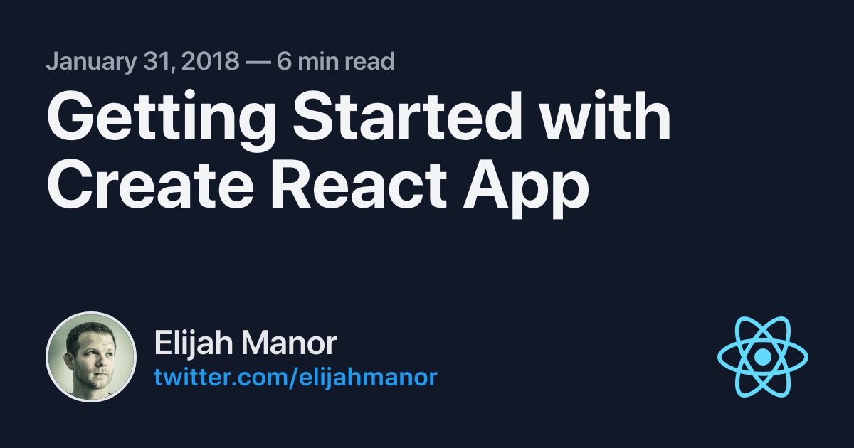 Getting Started with Create React App